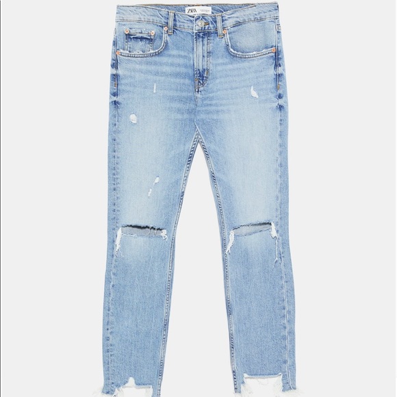 zara slim boyfriend jeans beach blue